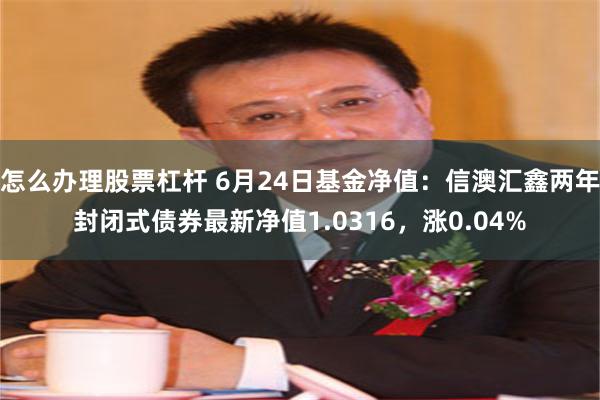 怎么办理股票杠杆 6月24日基金净值：信澳汇鑫两年封闭式债券最新净值1.0316，涨0.04%