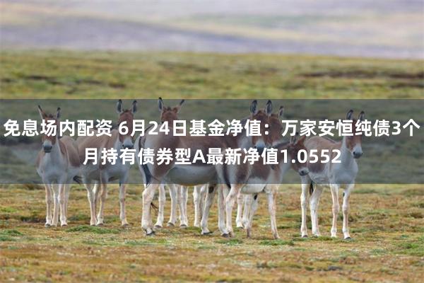 免息场内配资 6月24日基金净值：万家安恒纯债3个月持有债券型A最新净值1.0552