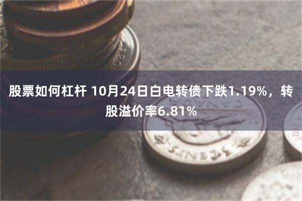 股票如何杠杆 10月24日白电转债下跌1.19%，转股溢价率6.81%